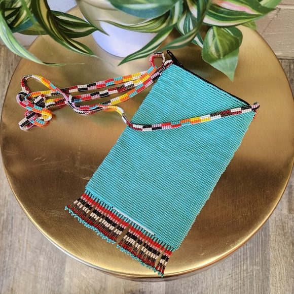 Amazing Frida Kahlo Portrait Beaded Bag Artisan Made in Guatemala NWOT - Picture 3 of 16